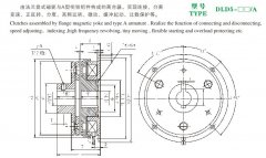 DLD5/A單片電磁離合器